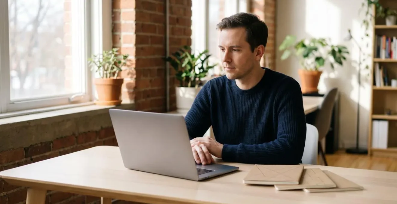 Entrepreneur canadien analysant des données de validation client avant le lancement d'un produit